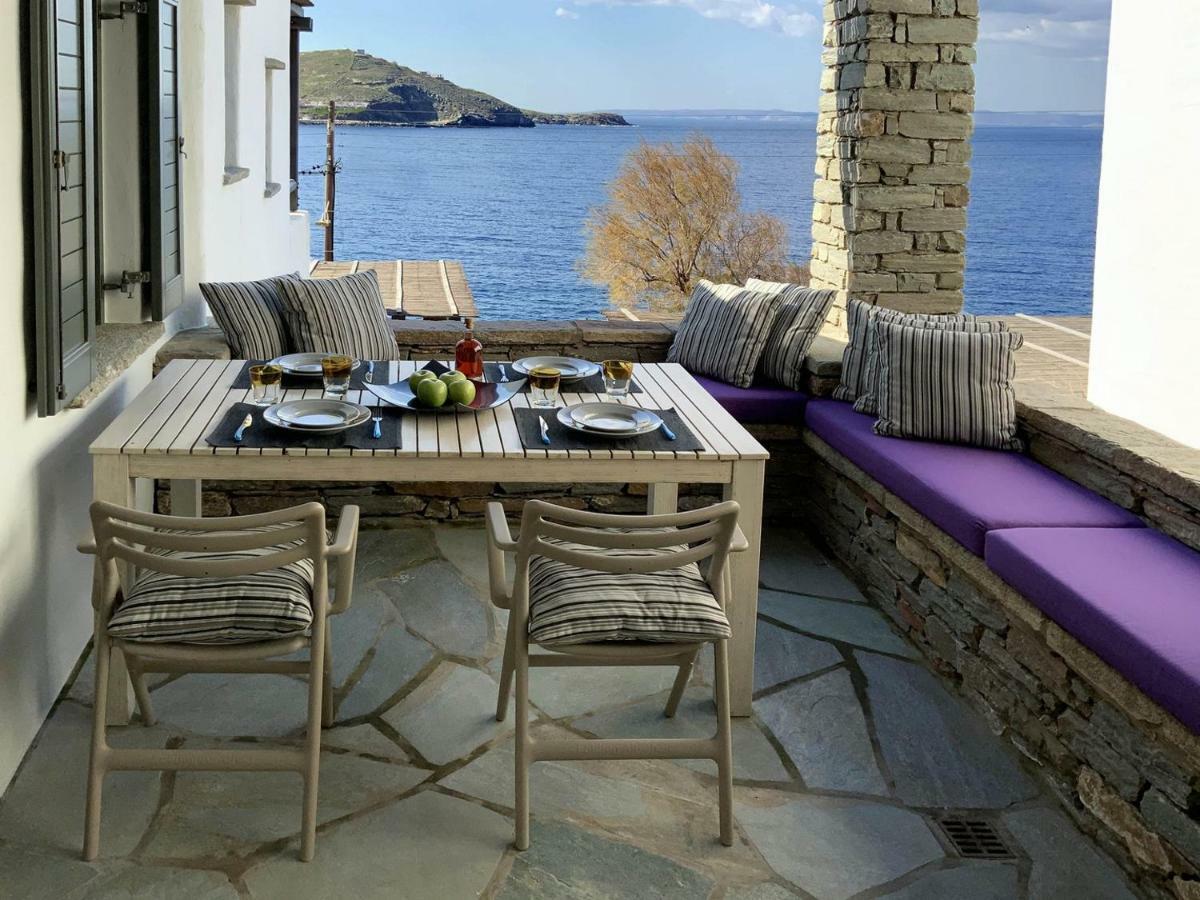 Aqua Blue, Only 100 Meters From The Beach Of Gialiskari Ioulis Kültér fotó