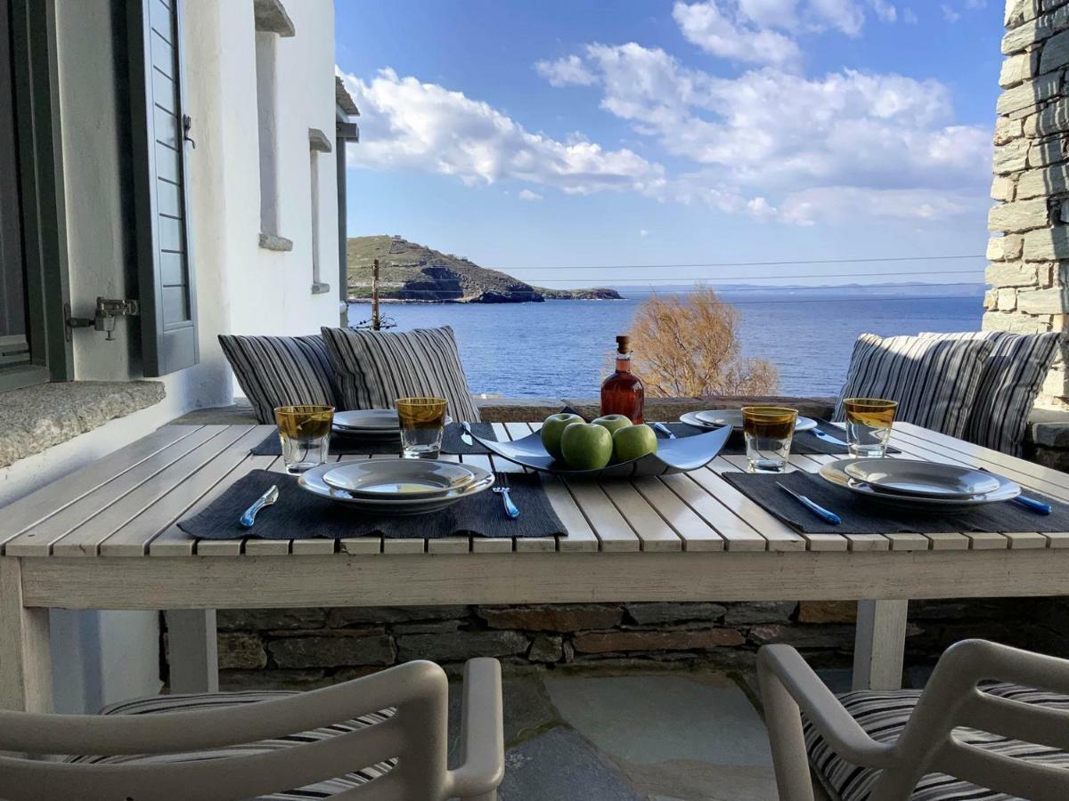 Aqua Blue, Only 100 Meters From The Beach Of Gialiskari Ioulis Kültér fotó