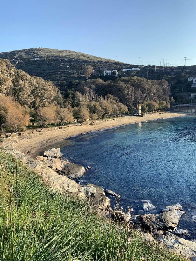 Aqua Blue, Only 100 Meters From The Beach Of Gialiskari Ioulis Kültér fotó