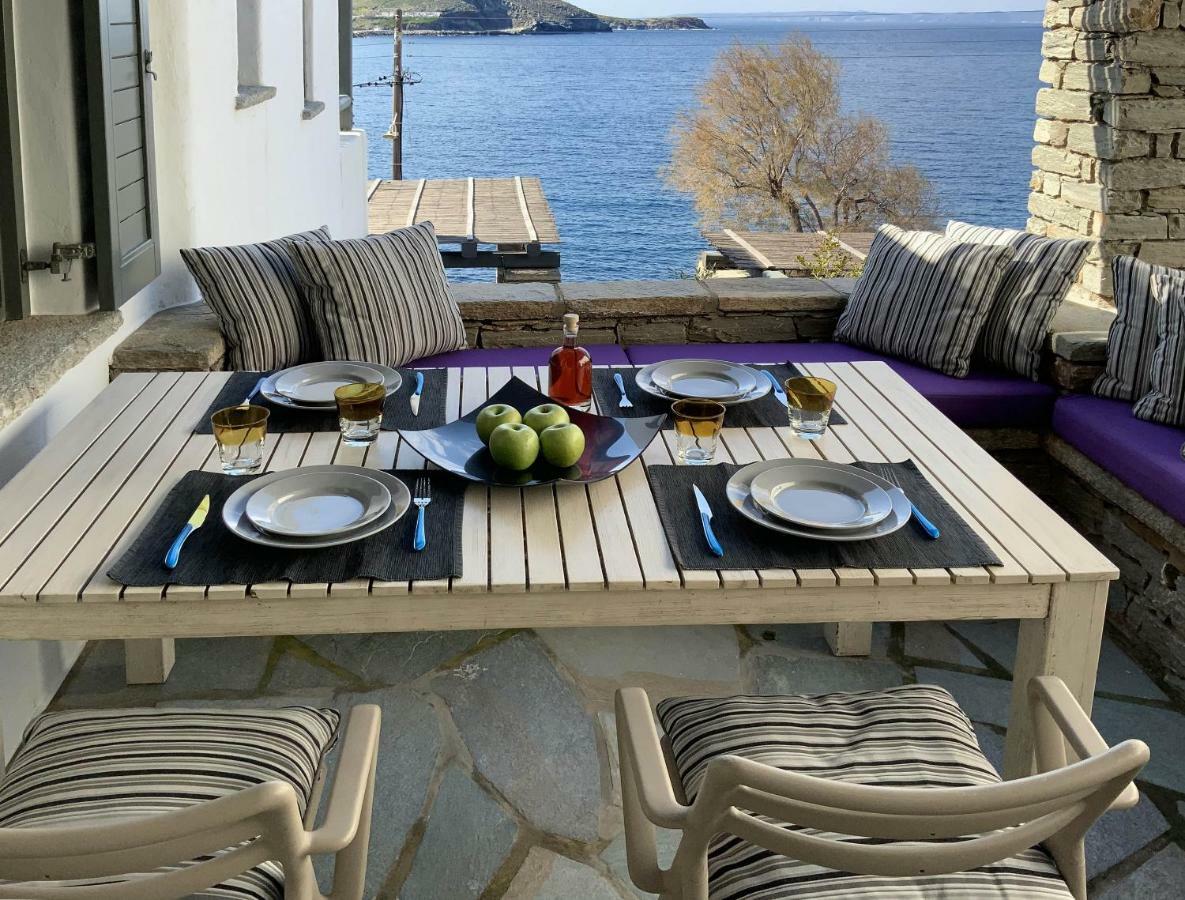 Aqua Blue, Only 100 Meters From The Beach Of Gialiskari Ioulis Kültér fotó